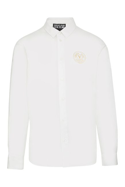Emblem Cotton Shirt